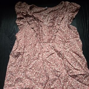 Old NAVY Floral Pink Women's Top